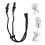 3 Stycken Flexibla Avtagbara Elastiska Maskvidgare Standardmaskband 5