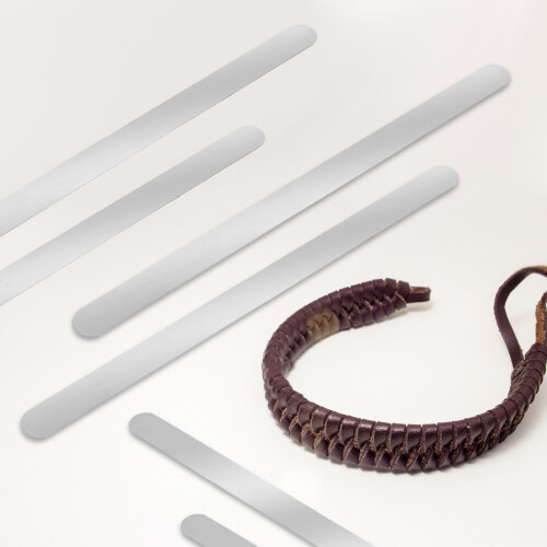 18Pcs Rostfritt Armbandskärnor Armbandsblanka Manchetar 2