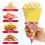 100 Pcs Popcornpapperspåsar Konformade För 8