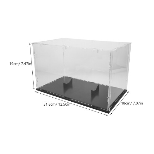 Rugby Displaylåda Transparent Akryl Med Lock För Boll 2