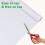 1Pcs Rull Ritpapper Affisch Konstrull Vit Presentpapper (Vit) 6
