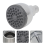 Silver Handheld Shower Head ABS Durable High Pressure Pivot 7