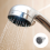 Silver Handheld Shower Head ABS Durable High Pressure Pivot 4