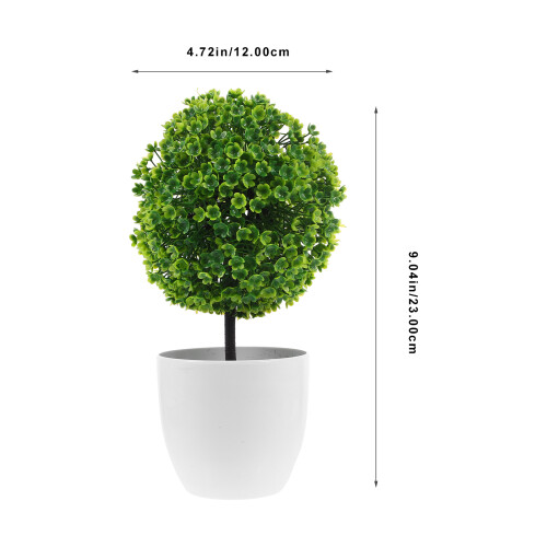 2St Konstgjorda Växter Boll, Imitationsväxt, Bonsai, 2