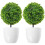 2St Konstgjorda Växter Boll, Imitationsväxt, Bonsai, 4