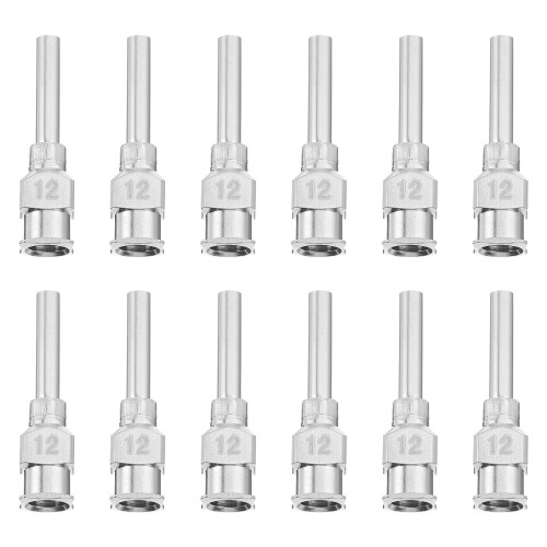 12Pcs Stainless Steel Dispensing Needles With Blunt Tips 1