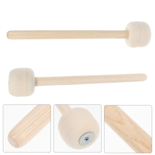 2 Styck Drumstickar Med Trähandtag För Slagverk 2