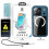For iPhone 17 Pro 360° Full Body Waterproof phone Case Blue 10