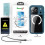 For iPhone 17 Pro 360° Full Body Waterproof phone Case Blue 11