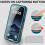 For iPhone 17 Pro 360° Full Body Waterproof phone Case Blue 12