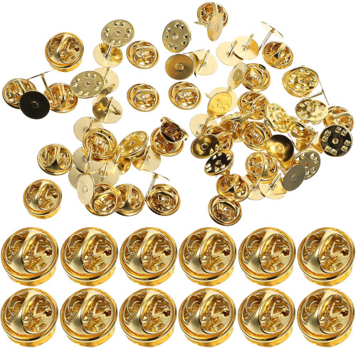 50 Set Låsbara Spännespärrar Slipknapp Enamel 2