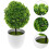 2St Konstgjorda Växter Boll, Imitationsväxt, Bonsai, 9