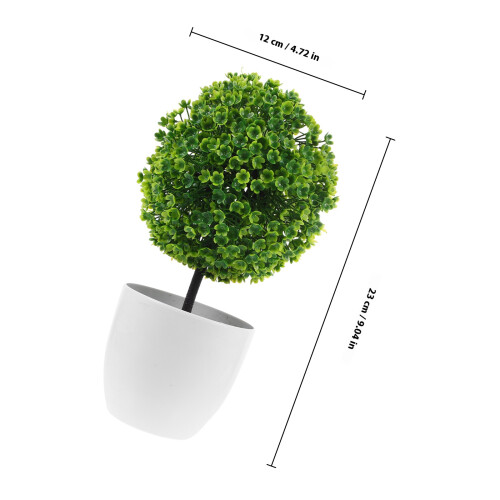 2St Konstgjorda Växter Boll, Imitationsväxt, Bonsai, 1