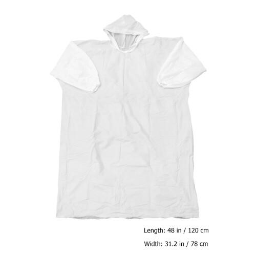 Engångs Regnrock Transparent Tjockare För Kvinnor 1