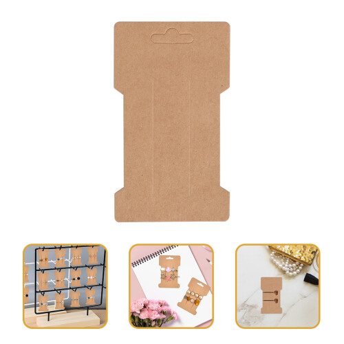 200 Pcs Hårklysningsdisplaykort Papperskort Displayhållare 1