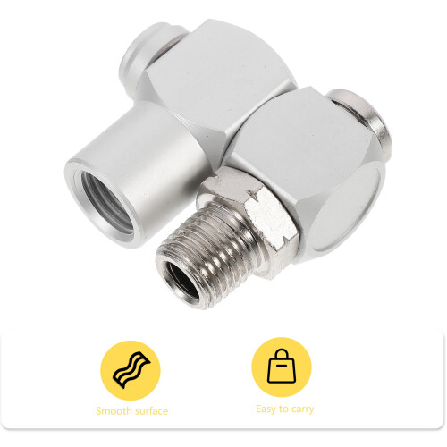 2St Premium Pneumatiska Kopplingar Hållbara Rotationsanslutningar 2