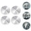 4 Stycken Aluminiumlegering Cirkulär Adapter För 7