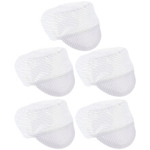 5Pcs Cleanroom Anti-Statisk Andningsbar Arbetsmössa (Vit)