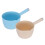 Small Ladle Plastic Assorted Color 2pcs 10.4x6.1x4.1in 10