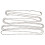 1Ensemble Billes Métal Argent Facile À Couper Pour Stores Décor 7