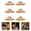 6St Miniatyr Straw Hat Cocktailmuggar Med 4