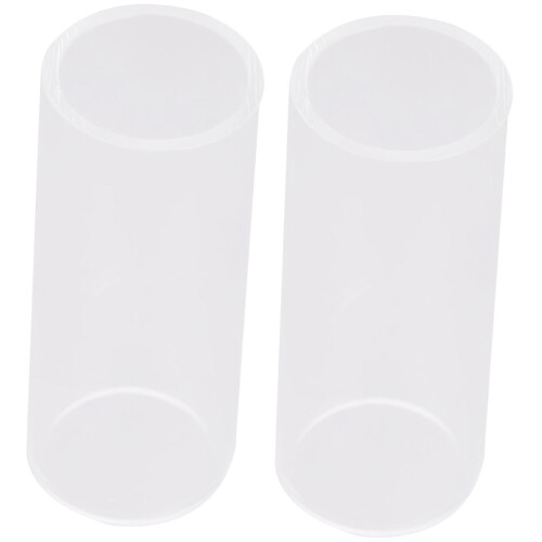 2Pcs Snygga Gitarrglas Slides Glasbottenslidan Gitarrslidan (5,1 cm) 2