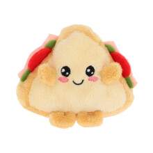 Keel Toys Food Bobballs 8cm Soft Toy Ham Sandwich