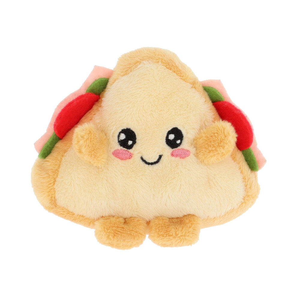 Keel Toys Food Bobballs 8Cm Soft Toy Ham Sandwich