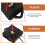 2Ensembles Mécanisme Pendule Noir Kit DIY Réparation 7