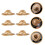 6St Miniatyr Strohattar Cocktailmuggar Modellering 6