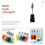 Multifunctionele Zwarte Wolfram Nagelboor Voor Nagelkunst 10