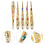 5Pcs Halloween Nagelklor, Aluminiumlegering Fingerknog 3