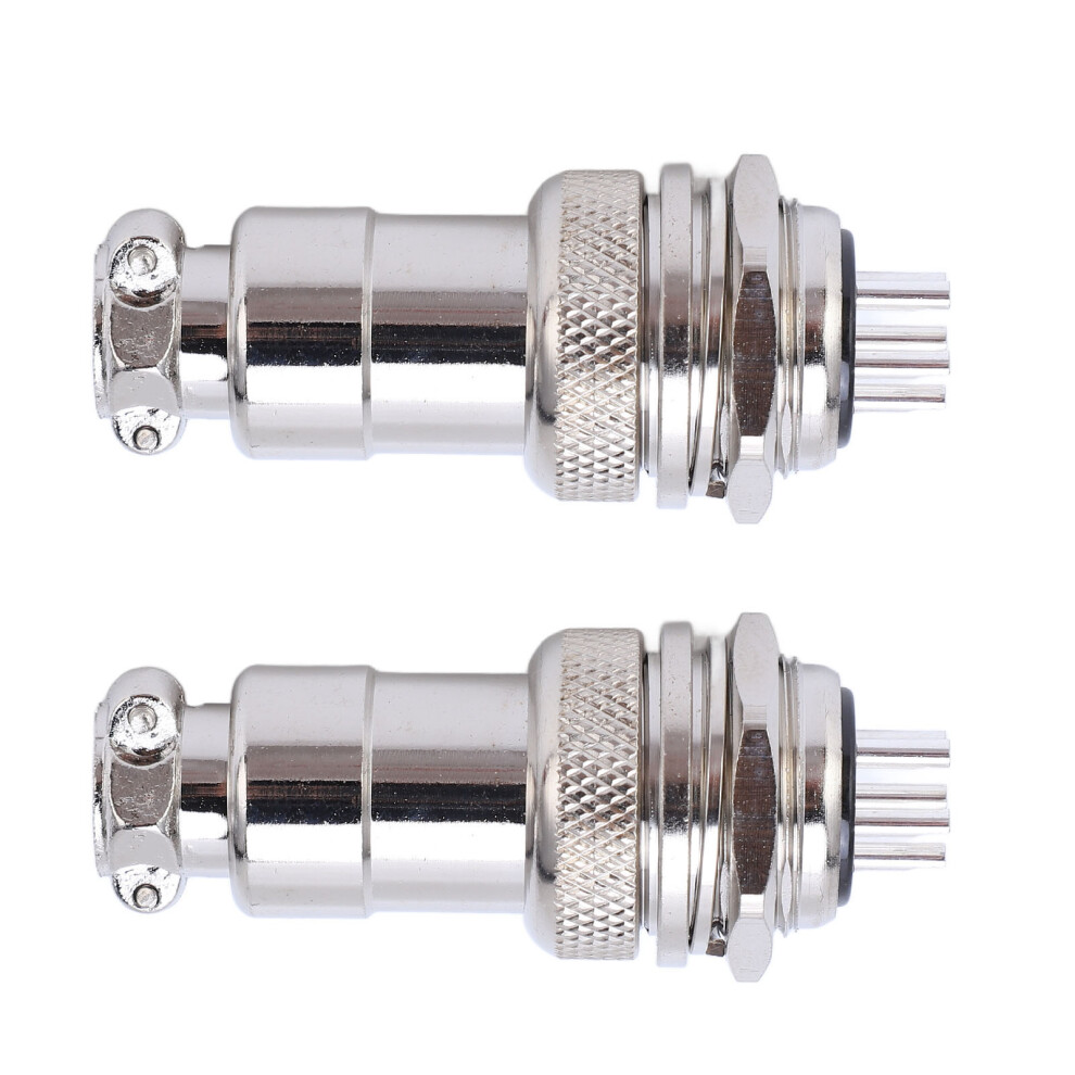 2Pcs Zinc Alloy Aviation Connector Plug Socket 20Mm 250V Ac/Dc 4991356718380