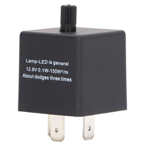LED-Blinkrelais, einstellbare Frequenz, 3-polig, 2
