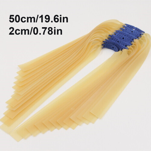 Slingshot Flat Rubber Band Replacement Latex Band 9'' 2mm 1