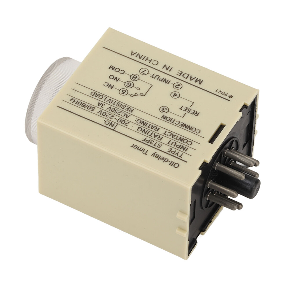 Time Relay St3pf Power Off Delay Ac 200-220V Plug-In Timer 8151356719978