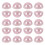 200 pcs flat back pearls for crafting charms 8