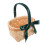 Woven Basket with Handle for Fruit Flower Picnic Party 6