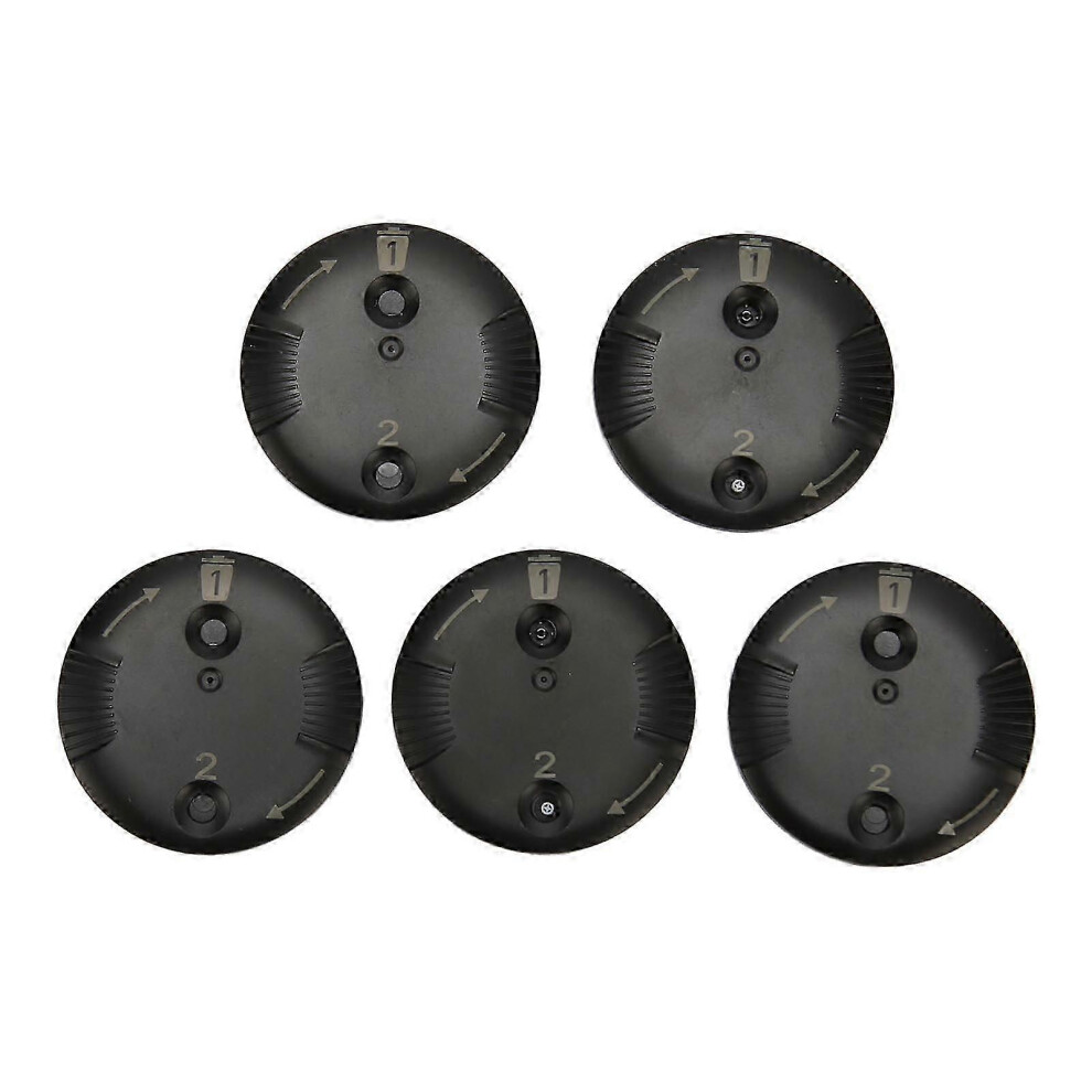 Kikidex (As Show, One Size) 5Pcs Black Disk Wax Guards Replacement Replacement Disk Cerumen Stop Filter For Phonak Sound Aid