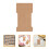 200 Pcs Hårklysningsdisplaykort Papperskort Displayhållare 2