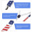 1 Set Nationell Flagga Design Kaveldynor Slips För Kvinnor 8