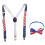 1 Set Nationell Flagga Design Kaveldynor Slips För Kvinnor 2