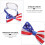 1 Set Nationell Flagga Design Kaveldynor Slips För Kvinnor 7