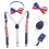 1 Set Nationell Flagga Design Kaveldynor Slips För Kvinnor 3