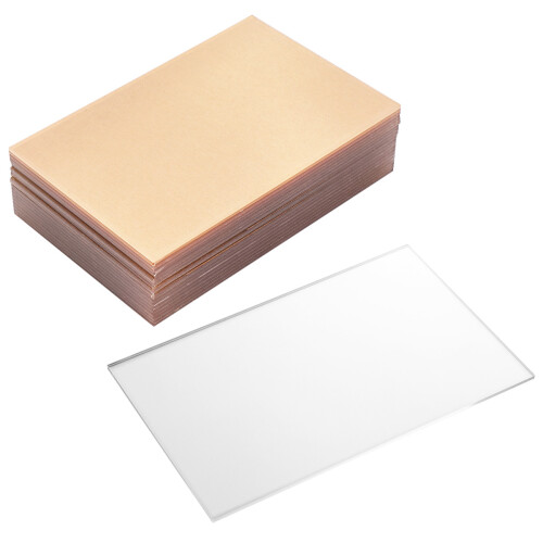 20Pcs Transparent Akrylplattor För Hantverksprojekt Och Bildramar 1