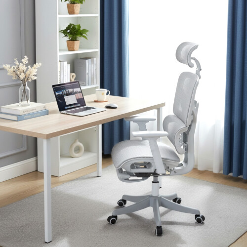 Living And Home Height Adjustable Swivel Office Chair with Casters 1