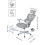 Living And Home Height Adjustable Swivel Office Chair with Casters 8