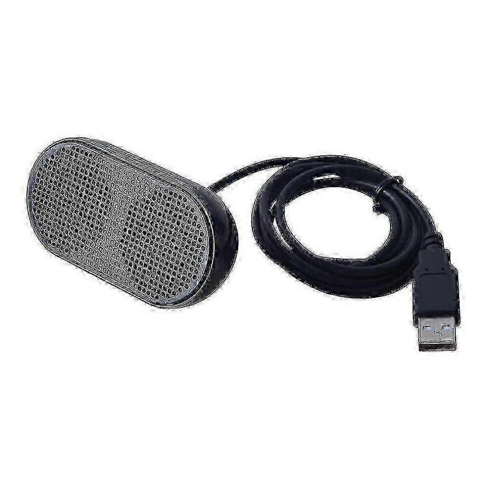 Kikidex (As Show, One Size) Usb Mini Speaker Computer Speaker Powered Stereo Multimedia Speaker For Notebook Laptop Pc(Black) Black