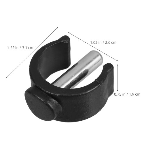 4 C-Form Lås Spänne Justerbara Käppar Vikbara Gåstickor 22 Mm 1