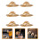 6St Miniatyr Straw Hat Cocktailmuggar Med 4